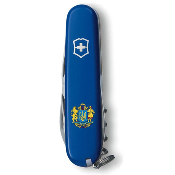 Ніж Victorinox Spartan Ukraine 91мм/12функ/Великий Герб України/синій