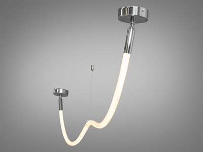 Светодиодная люстра из круглой гибкой LED ленты Diasha SY9610-1500CH Хром 175см