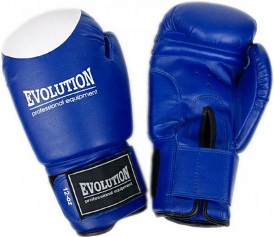 Боксерські рукавички Evolution Pro RB-2110 RB-2112 синтетичні розмір 10 Сині (5908277374600)