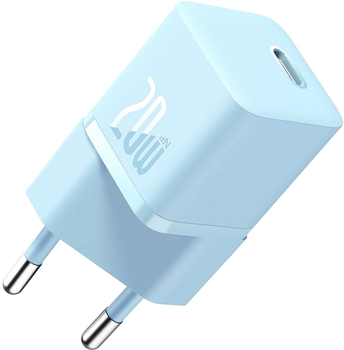 Сетевое зарядное устройство Baseus GaN5 FC mini 1C 20W Blue (CCGN050103) (1011207)