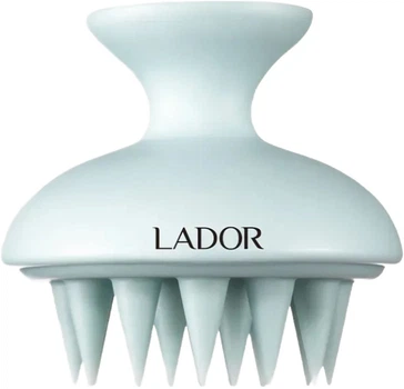 Масажна щітка для шкіри голови La'dor Scalp Massager Shampoo Brush Blue 70х70х70 мм (8809789633827)