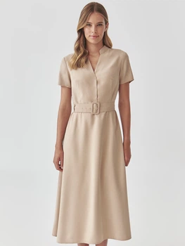 Sukienka damska Tatuum Kormi T2418.201 34 Beżowa (5900142362248)