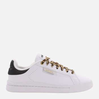 Tenisówki damskie z eko skóry adidas Court Silk GW1453 40.5 Biały/Czarny (4065426034684)