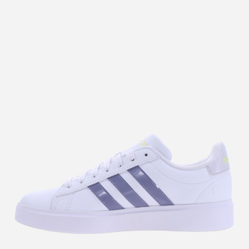 Tenisówki damskie z eko skóry adidas Grand Court 2.0 HP2541 35.7 Biały/Fioletowy (4066746652862)