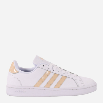 Tenisówki damskie skórzane adidas Grand Court GV7148 36 Biały/Brzoskwiniowy (4064047564600)