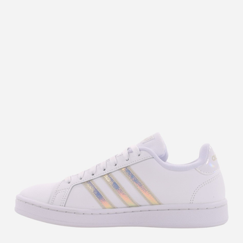 Tenisówki damskie skórzane adidas Grand Court FW3734 36.5 Biały/Złoty (4060517559558)