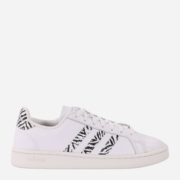 Tenisówki damskie skórzane adidas Grand Court GZ0150 38.5 Biały/Grafitowy (4062064127525)