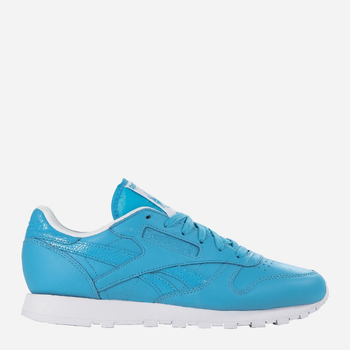 Жіночі кросівки Reebok Cl Lthr Seasonal II AR2804 38.5 Блакитні (4057282262356)