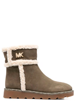 Чоботи жіночі Michael Kors замшеві оливкові, розмір 40.5 (MK00003-31)