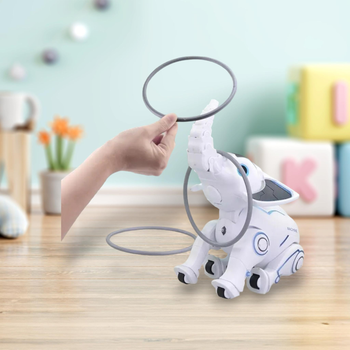 Робот Слоненок Le Neng Toys Programmed Intelligent Elephant аккумулятор 3.7V звуковые и световые эффекты на радиоуправлении