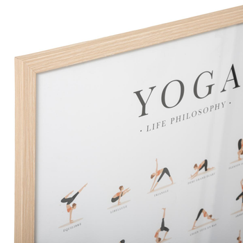 Plakat w ramie Atmosphera Yoga 52 x 72 cm (3560237592312)