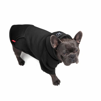 Одяг для собак "LEKS FRB BLACK". SKU 00671. Розмір XL. Your Stylish Hunter. Худі для собак для французського бульдога, мопса, спанієля, та інших.