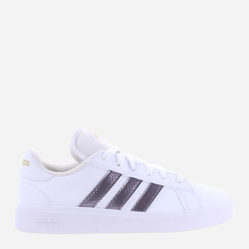 Tenisówki damskie z eko skóry adidas Grand Court Base 2 HR0248 36 Biały/Ciemnogranatowy (4066748454723)