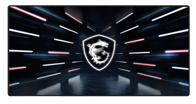 Стильный игровой коврик MSI Black 70*30см