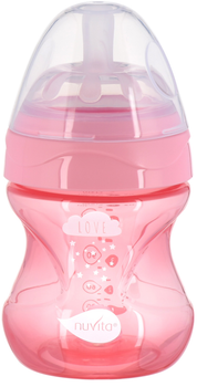 Пляшка для годування Nuvita Mimic Cool 150мл, 0міс+, антиколікова, рожевий (NV6012PINK)