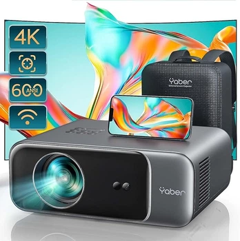 Мультимедийный проектор YABER Pro V9 4K 22000 Лм Wi-Fi Bluetooth с динамиками g1