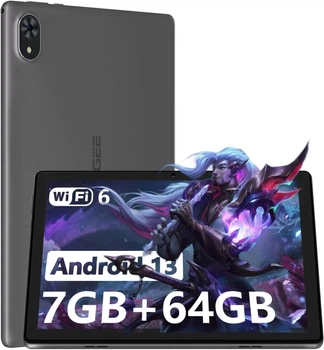 Планшет 10.1" Doogee U9 7/64Gb 4 ядра Android 13 5060 mAh Серый