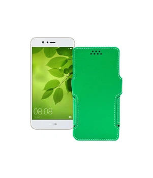 Чохол-книжка з екошкіри для телефону Huawei Nova 2 Plus Зелений
