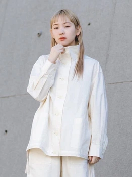 Куртка демисезонная женская Uniqlo 322944866 M Молочная (1159812035)