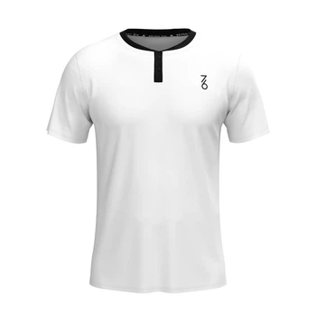 Мужское поло 7/6 Ankl Polo Белый Черный L (PL7060-0602 L)