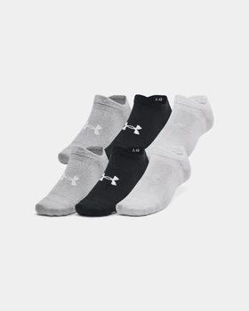Носки UA Essential No Show 6pk Белый, Серый, Черный L (1382611-002 L)