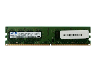Оперативная память 2 ГБ, DDR2, для ПК, Samsung (800 МГц, 1.8 В, CL6, M378T5663QZ3-CF7) Б/У