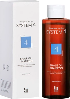 Szampon Sim Sensitive System 4 №4 Shale Oil tłustej i wrażliwej skóry głowy 250 ml (6417150024376)