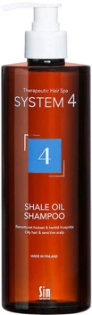 Шампунь Sim Sensitive System 4 №4 Shale Oil Shampoo для жирной и чувствительной кожи головы 500 мл (6417150024499)