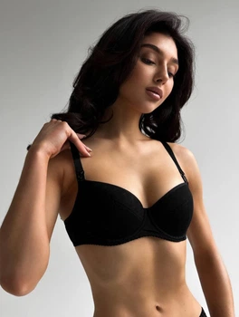 Бюстгальтер для годування ZHU-ZHA 215k lom Renata 80B black(90329)