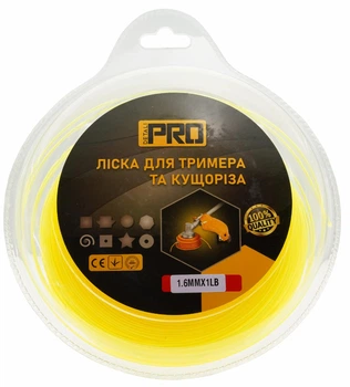 Ліска косильна для тримера 1,6 мм коло 1 LB (185 м), арт. les041