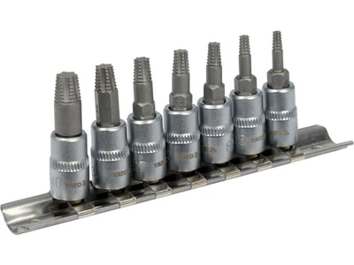 Набор экстракторов YATO спиральных TORX 1/4" 7 шт (YT-04581)