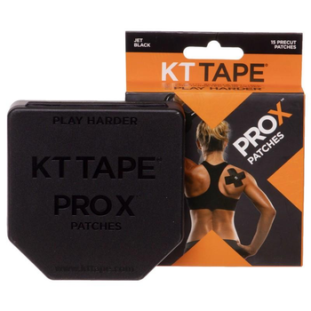 Кинезио тейп (Kinesio tape) KT TAPE PRO X XSTRIP 15шт черный