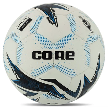 М'яч футбольний CORE PROF FB-8458 №5 білий-синій