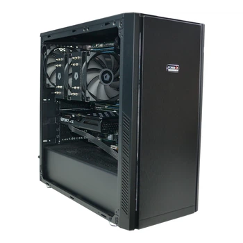 Двухпроцессорная рабочая станция PowerUp #410 Xeon E5 2699 v4 x2 / 64 GB / SSD 512GB / GeForce RTX 4060Ti 8GB для 3D моделирования видеомонтажа рендеринга для инженеров и архитекторов