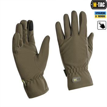 Тактические M-Tac перчатки демисезонные Soft Shell Olive олива M