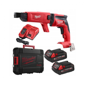 Шуруповерт Milwaukee FSGC-202X для гипсокартона, M18 FUEL, 13Нм, 2x2Ah, HD Box (4933459199)[58294]