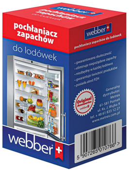 Поглинач запахів для холодильників Webber P2 (02ASN001)