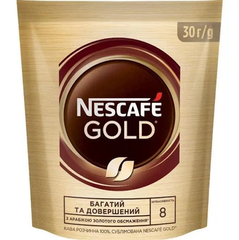 Кава розчинна Nescafe Gold 30г
