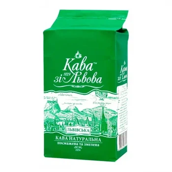 Кава зi Львова Львiвська мелена 225г