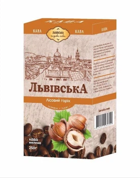 Кава мелена CaffeeFan Львівська Лісовий горіх 250г