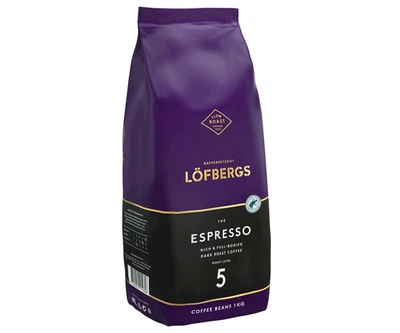 Кава Lofbergs Espresso у зернах 1кг