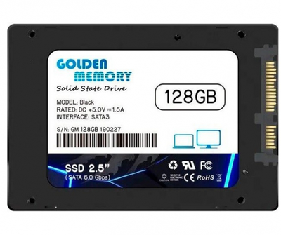 SSD накопитель Golden Memory 128Gb sata3 2.5" 3d tlc (gmssd128gb)