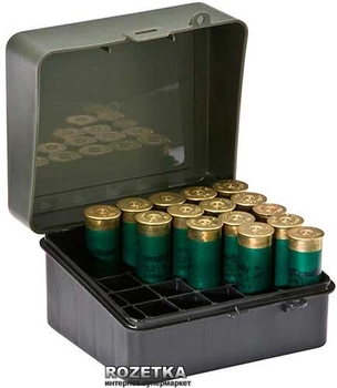 Коробка Plano Shot Shell Box 3.5 " для патронов К12 Зеленая (1217-01)