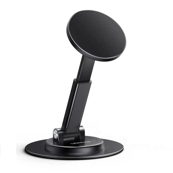 Магнитная подставка UGREEN LP862 для телефона Magsafe для iPhone 16 15 14 13 Pro Max Xiaomi Samsung Huawei Вращение на 360° Держатель для телефона алюминиевый Black (45376)