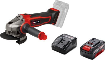 Угловая шлифмашина Einhell X-Change TE-AG 18/115-2 Li Kit 4 Ач (4431166K)