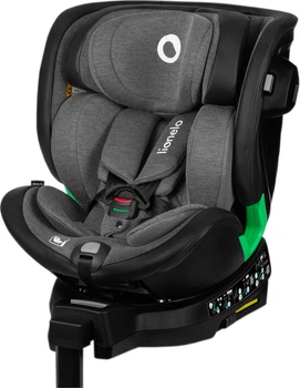 Дитяче автокрісло Lionelo Harmony I-size Grey Graphite Leather (LO-HARMONY I-SIZE GREY GRAPHITE LEATHER)