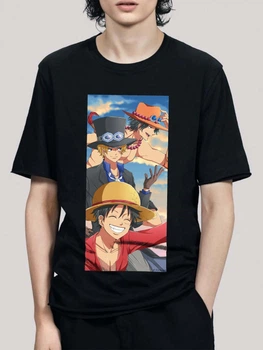 Футболка аніме Ван Піс One Piece, Манкі Д. Луффі PG03650 goodreclama XS Чорний