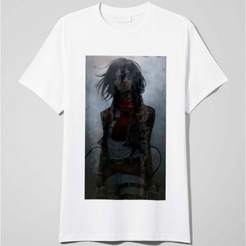 Футболка Attack on Titan Атака титанів Mikasa PG03673 goodreclama XL Білий
