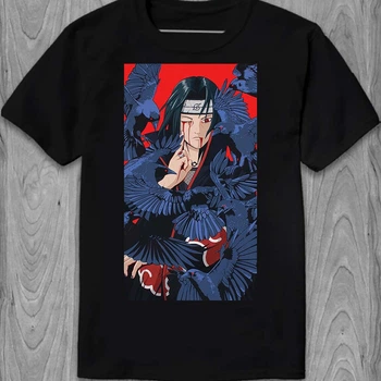 Футболка Аніме Наруто "Naruto" Ітаті Утіха PG03449 goodreclama XXL Чорний