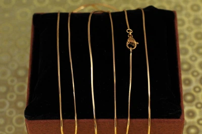 Цепь Xuping Jewelry жгут 55 см 1 мм золотистая